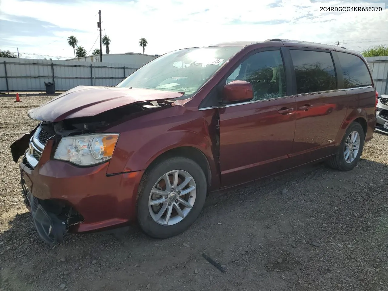 2019 Dodge Grand Caravan Sxt VIN: 2C4RDGCG4KR656370 Lot: 73474094