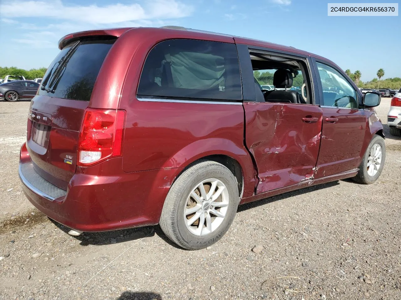 2019 Dodge Grand Caravan Sxt VIN: 2C4RDGCG4KR656370 Lot: 73474094