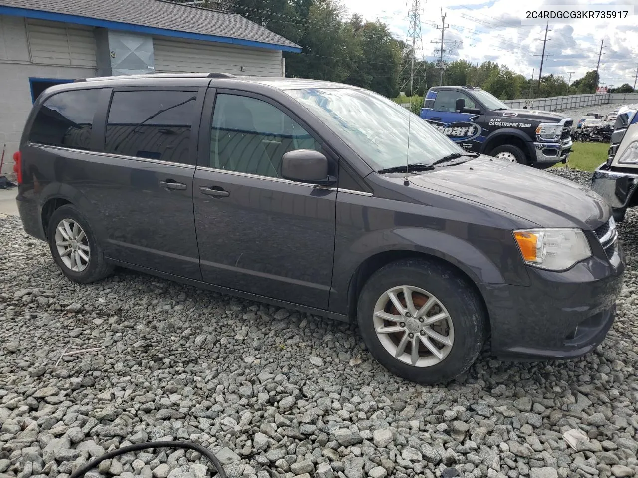 2C4RDGCG3KR735917 2019 Dodge Grand Caravan Sxt