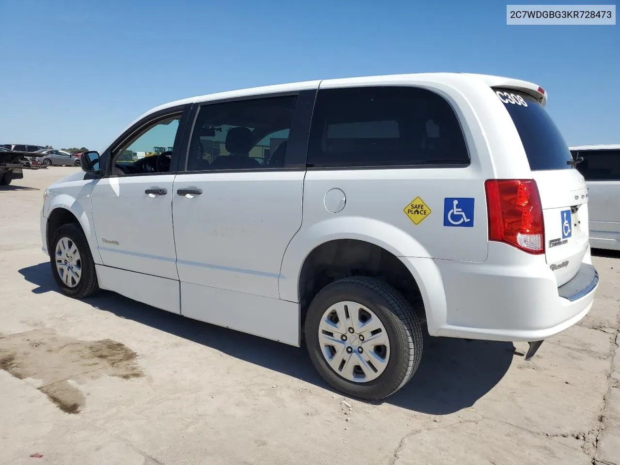 2C7WDGBG3KR728473 2019 Dodge Grand Caravan Se