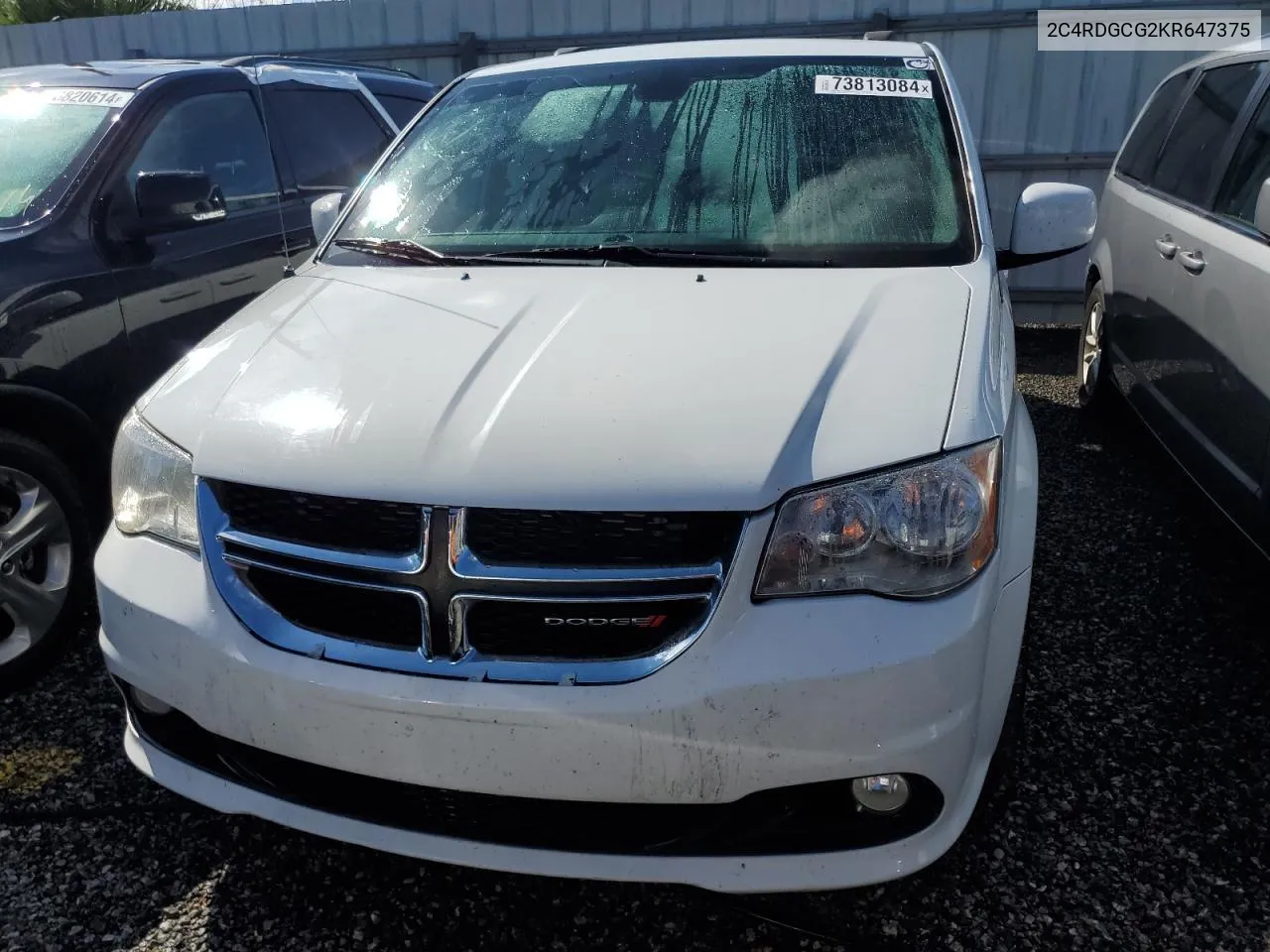 2019 Dodge Grand Caravan Sxt VIN: 2C4RDGCG2KR647375 Lot: 73813084