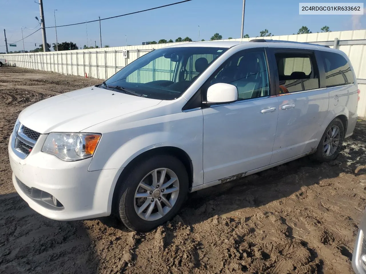 2C4RDGCG1KR633662 2019 Dodge Grand Caravan Sxt