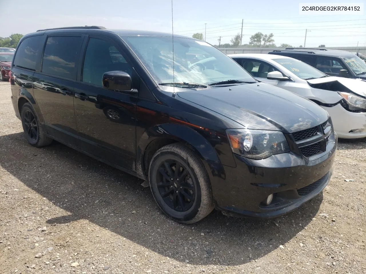 2019 Dodge Grand Caravan Gt VIN: 2C4RDGEG2KR784152 Lot: 74221384