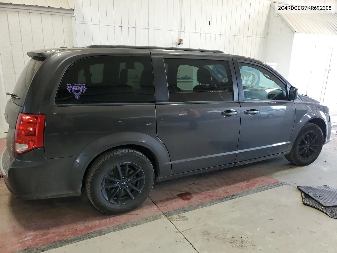 2019 Dodge Grand Caravan Gt VIN: 2C4RDGEG7KR692308 Lot: 74322854