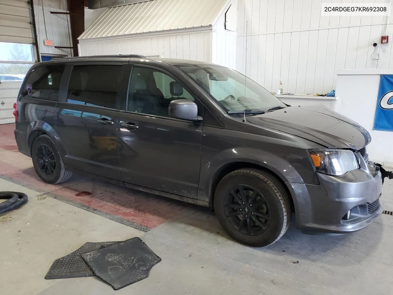 2019 Dodge Grand Caravan Gt VIN: 2C4RDGEG7KR692308 Lot: 74322854