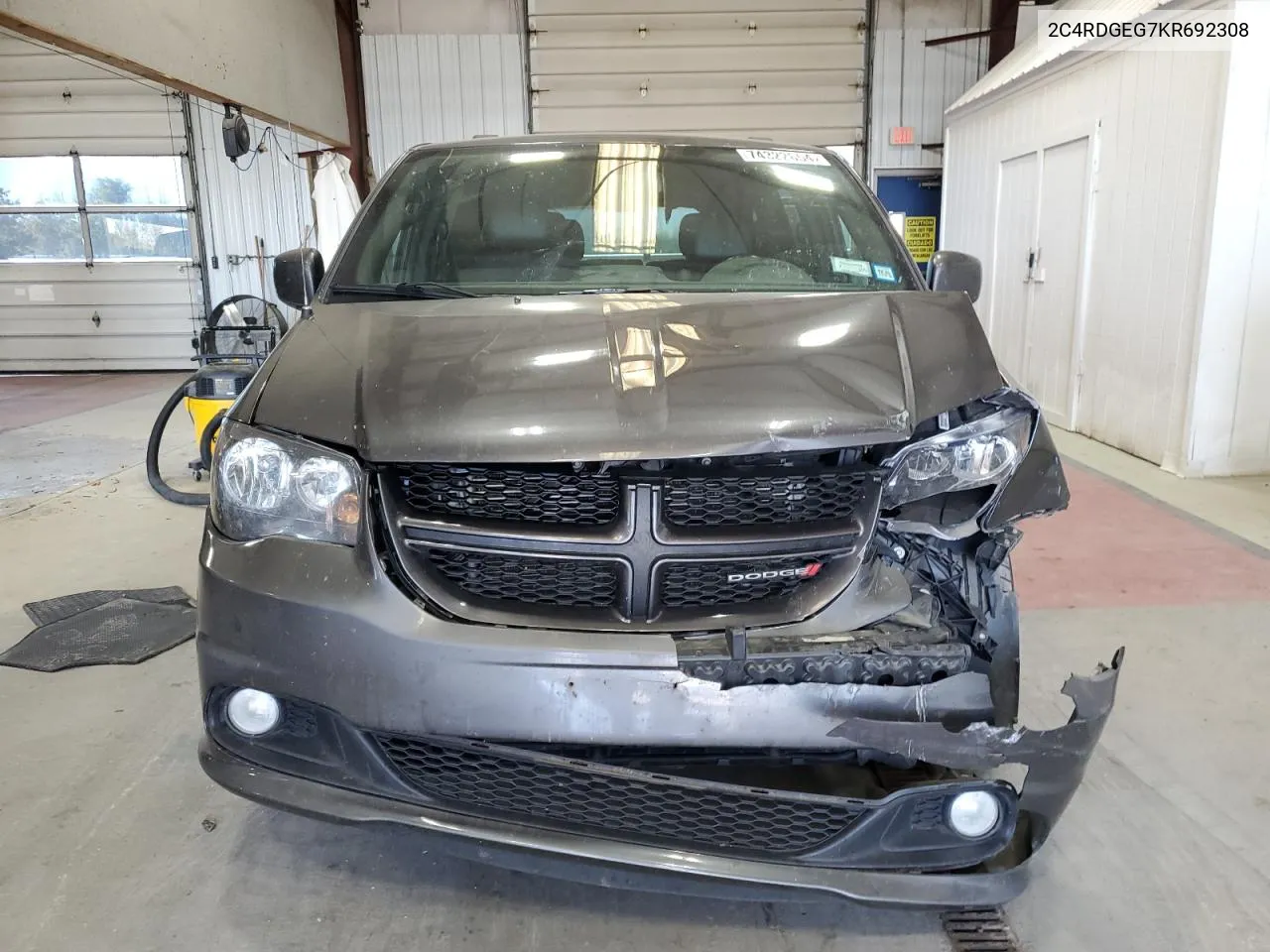 2019 Dodge Grand Caravan Gt VIN: 2C4RDGEG7KR692308 Lot: 74322854