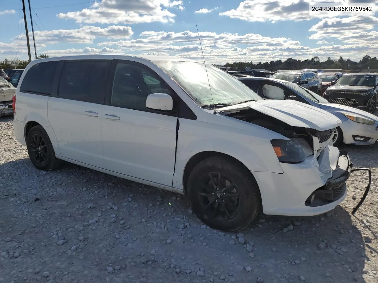 2C4RDGEG6KR769542 2019 Dodge Grand Caravan Gt