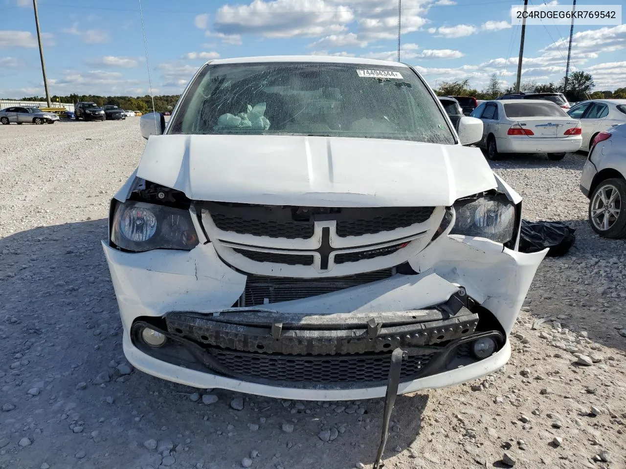 2C4RDGEG6KR769542 2019 Dodge Grand Caravan Gt