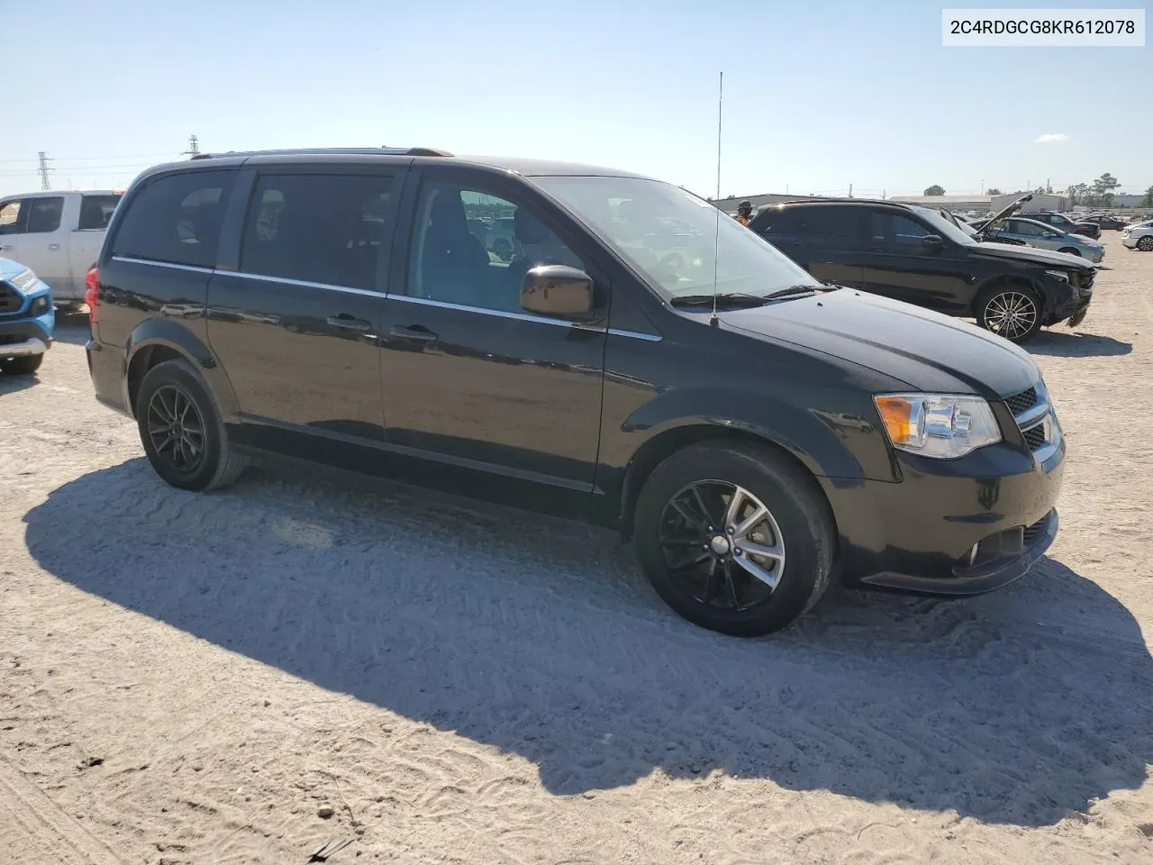 2019 Dodge Grand Caravan Sxt VIN: 2C4RDGCG8KR612078 Lot: 74589434