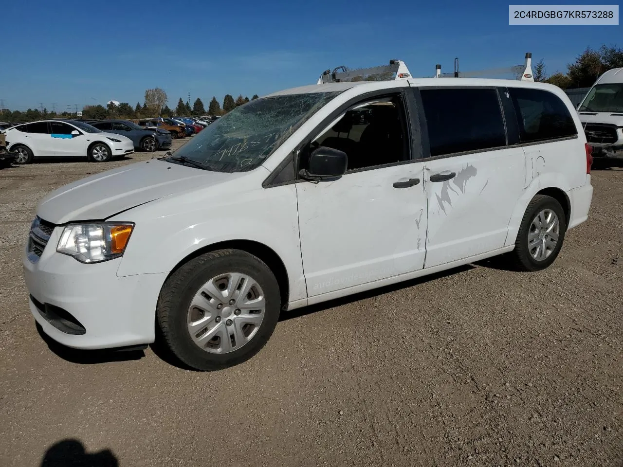 2C4RDGBG7KR573288 2019 Dodge Grand Caravan Se