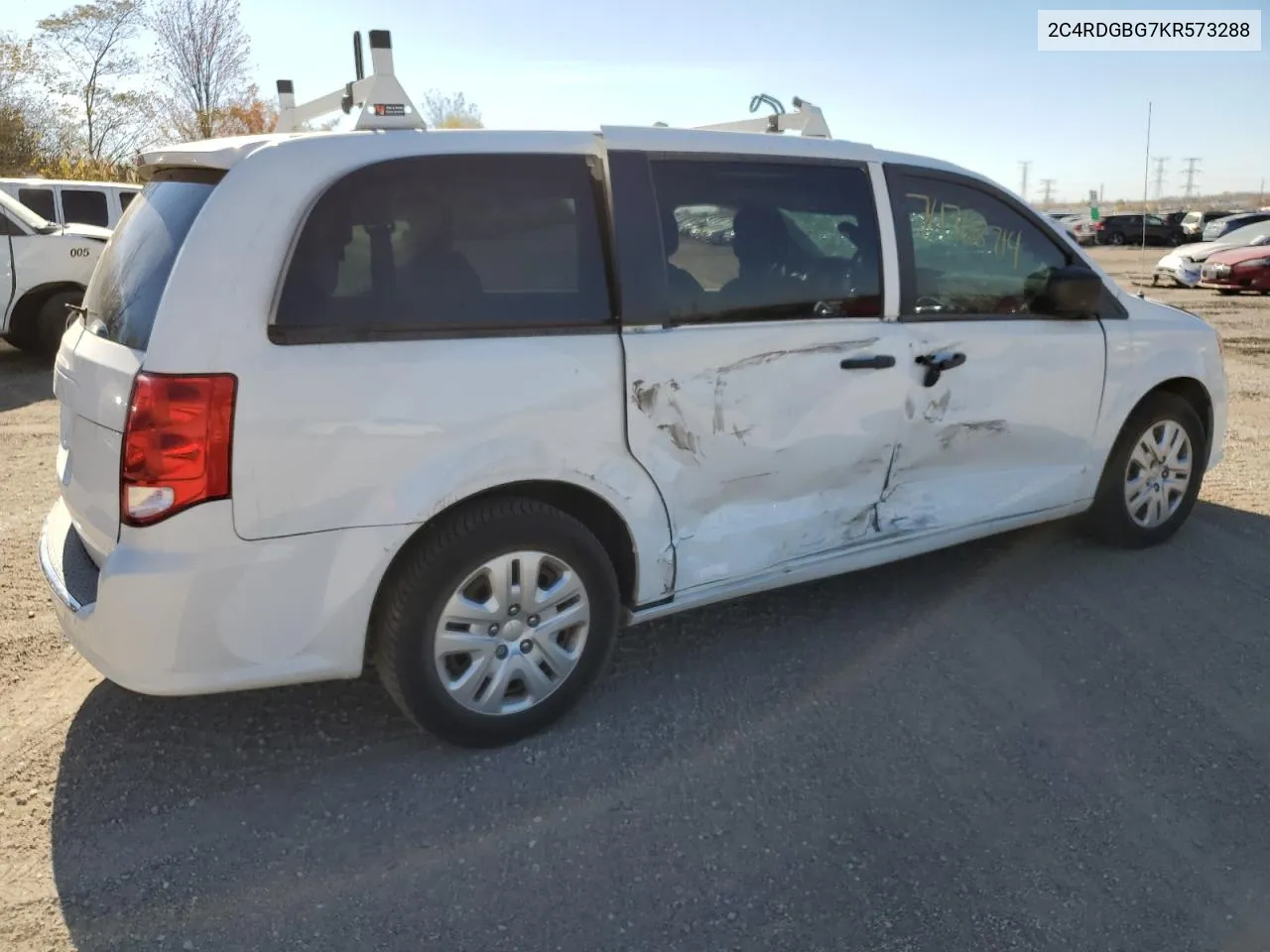 2C4RDGBG7KR573288 2019 Dodge Grand Caravan Se