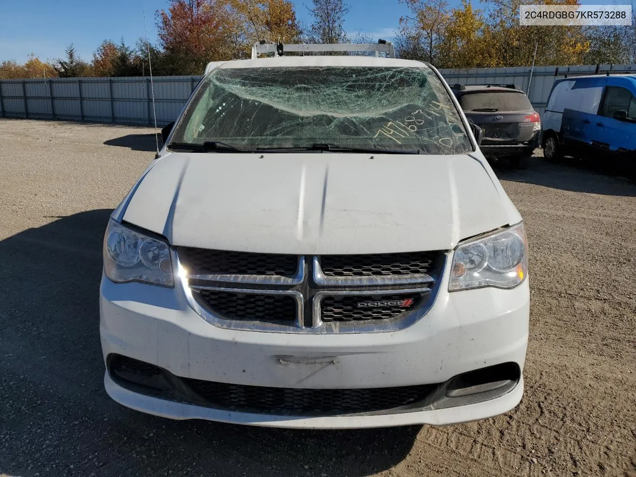 2C4RDGBG7KR573288 2019 Dodge Grand Caravan Se