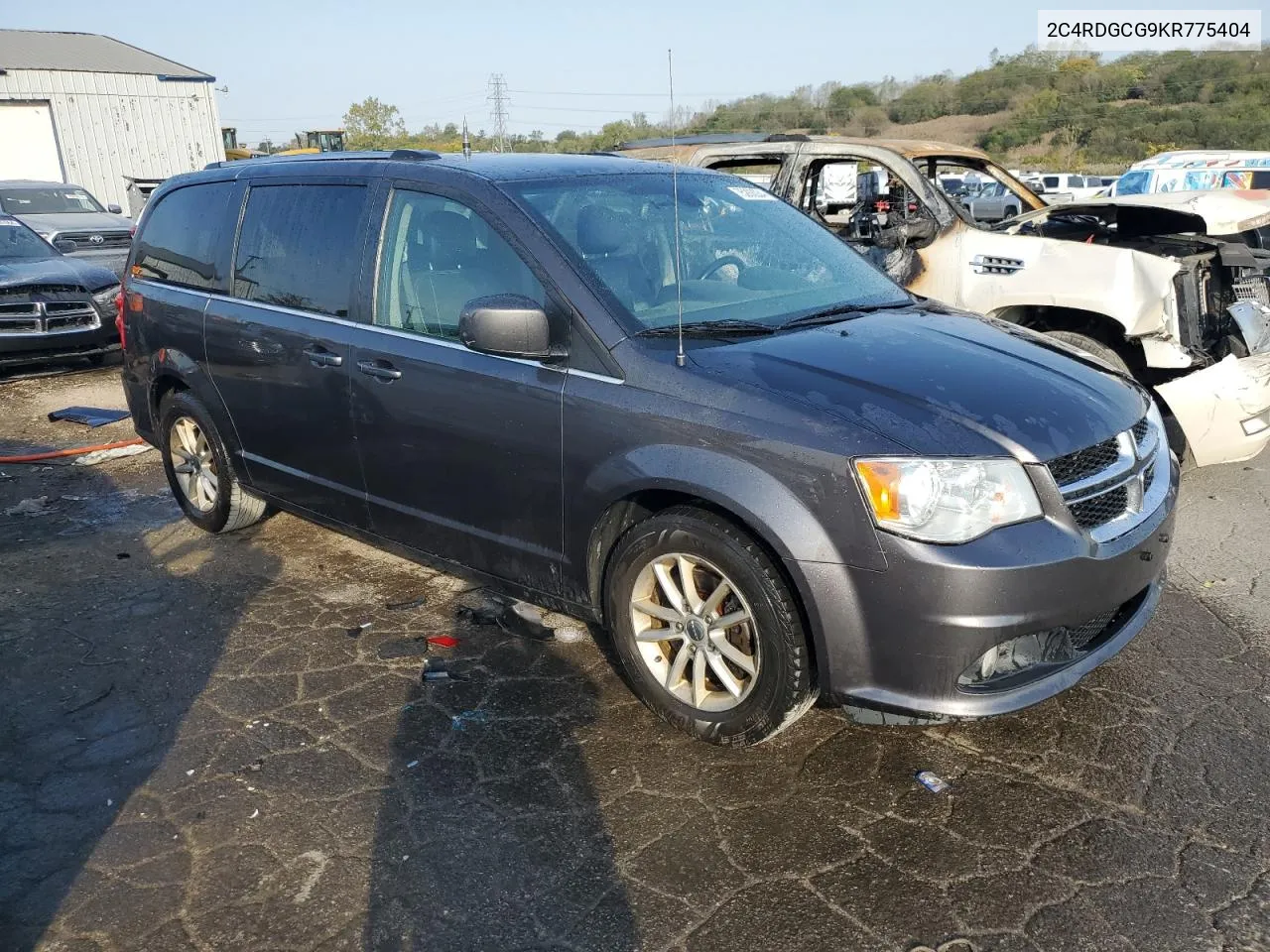 2019 Dodge Grand Caravan Sxt VIN: 2C4RDGCG9KR775404 Lot: 75283034