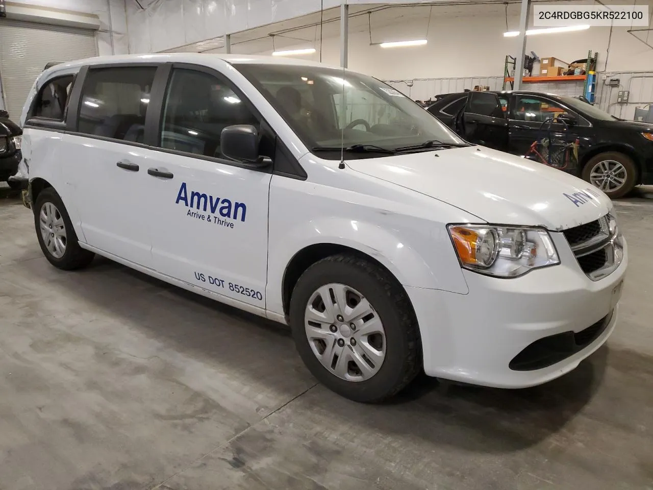 2019 Dodge Grand Caravan Se VIN: 2C4RDGBG5KR522100 Lot: 75283854