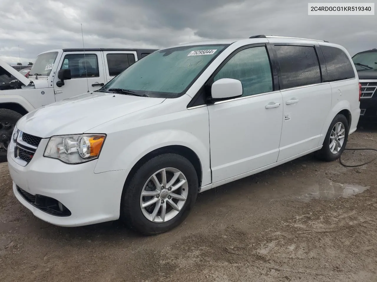 2C4RDGCG1KR519340 2019 Dodge Grand Caravan Sxt