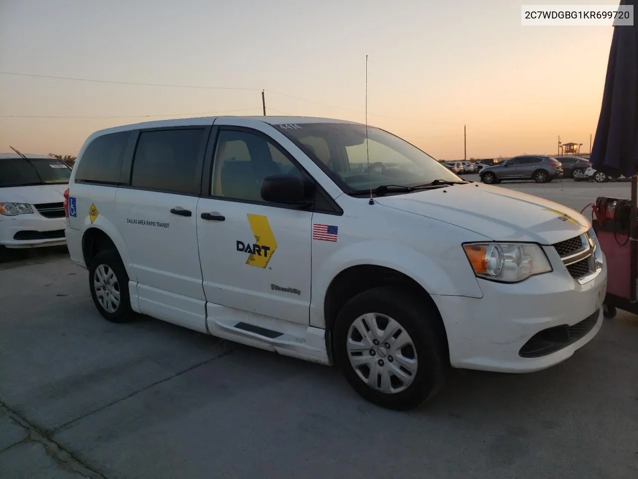 2019 Dodge Grand Caravan Se VIN: 2C7WDGBG1KR699720 Lot: 75356724