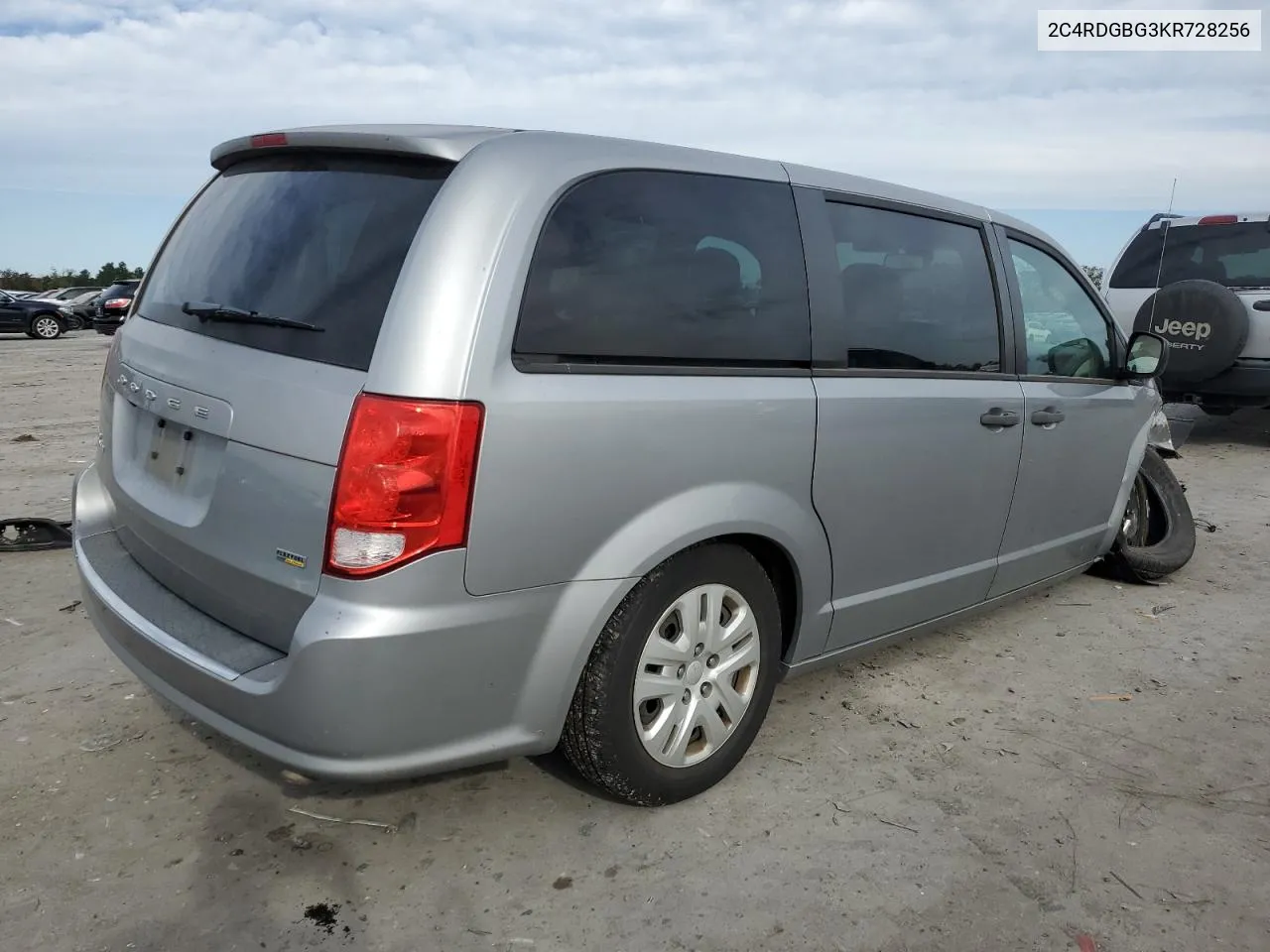 2019 Dodge Grand Caravan Se VIN: 2C4RDGBG3KR728256 Lot: 75366954