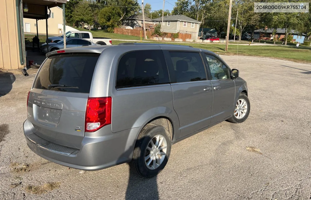 2C4RDGCG9KR755704 2019 Dodge Grand Caravan Sxt