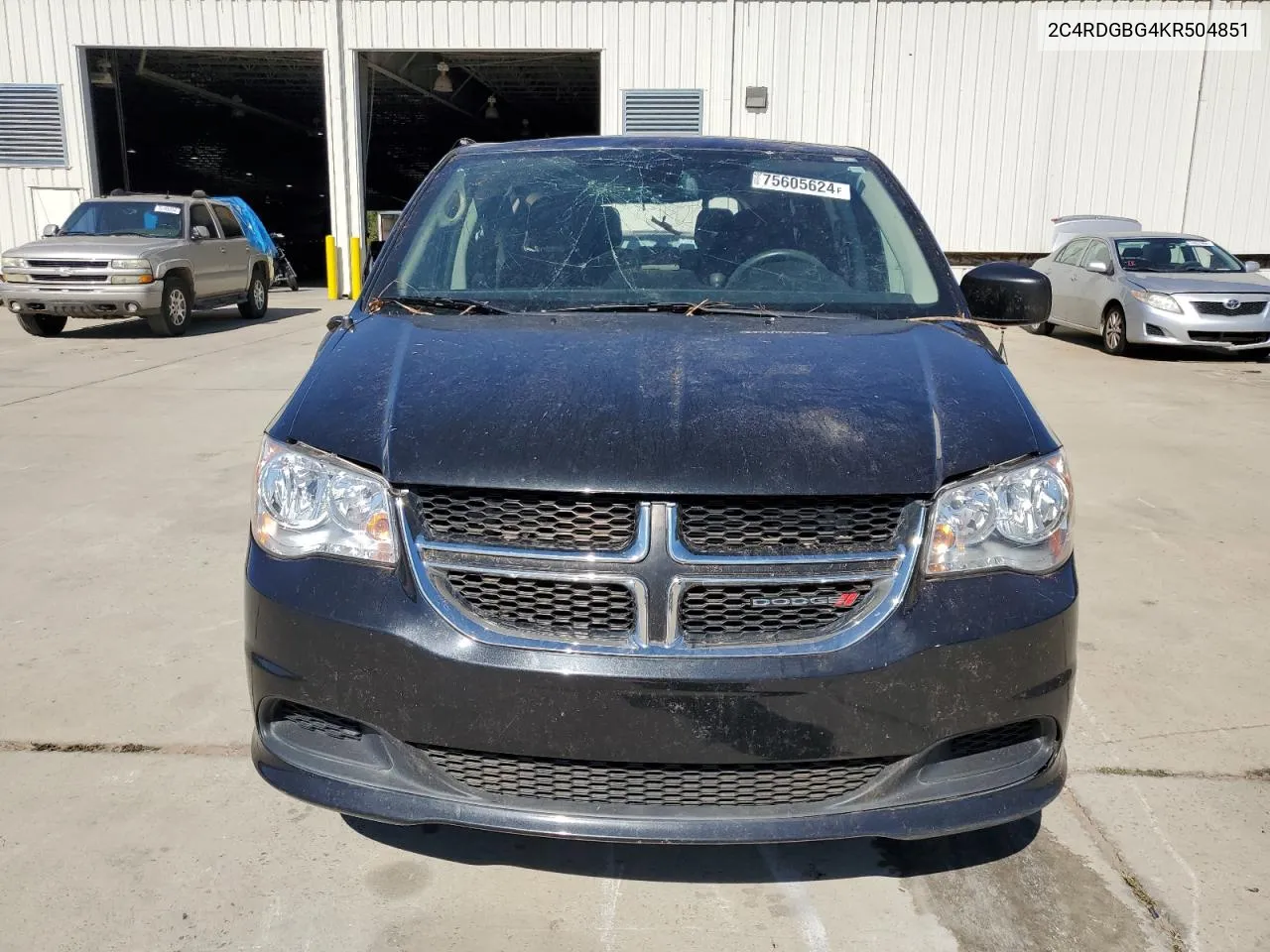 2019 Dodge Grand Caravan Se VIN: 2C4RDGBG4KR504851 Lot: 75605624