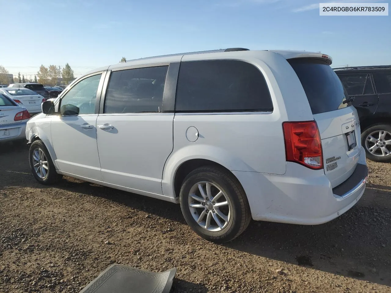 2019 Dodge Grand Caravan Se VIN: 2C4RDGBG6KR783509 Lot: 75636534