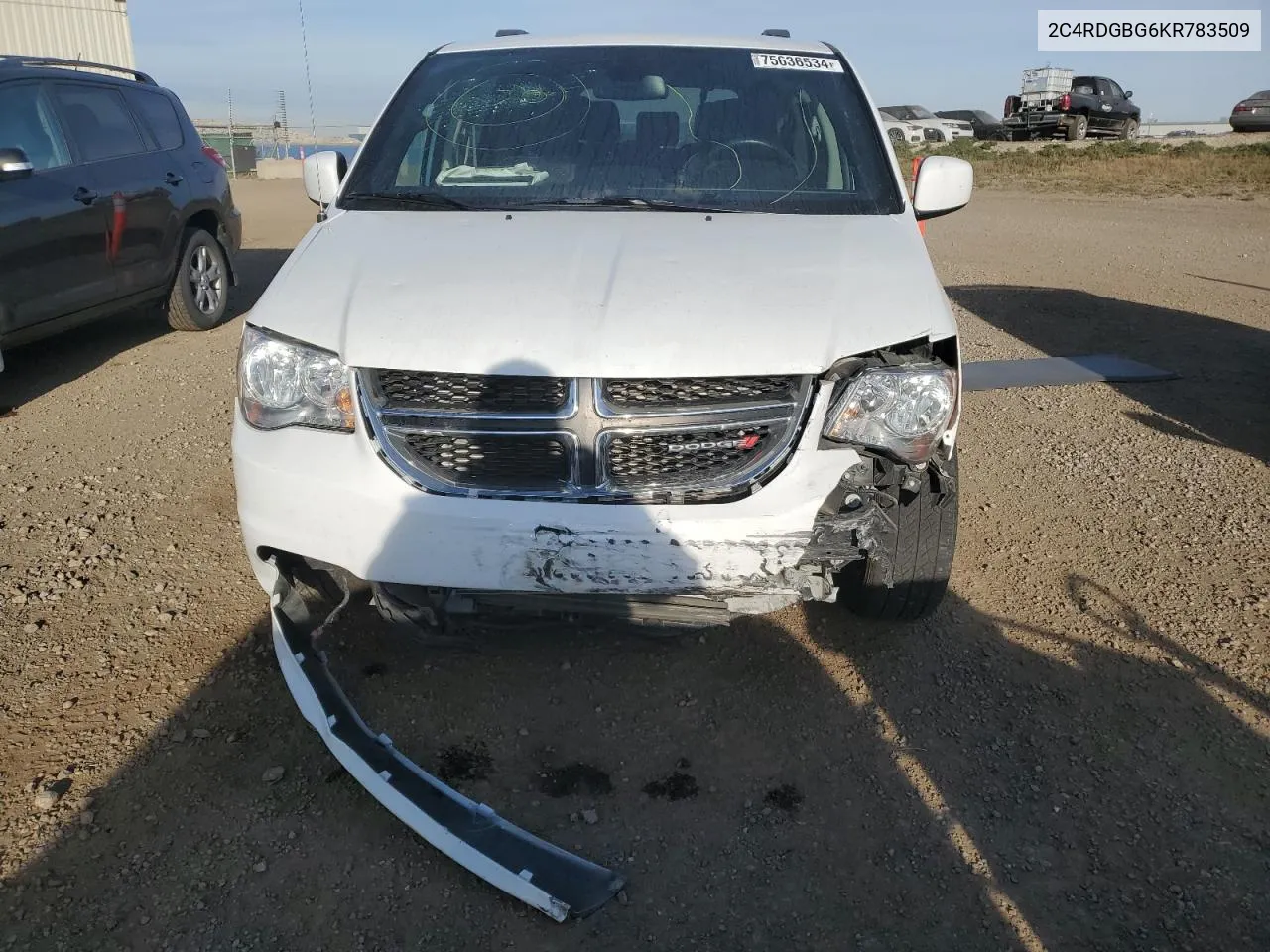 2019 Dodge Grand Caravan Se VIN: 2C4RDGBG6KR783509 Lot: 75636534