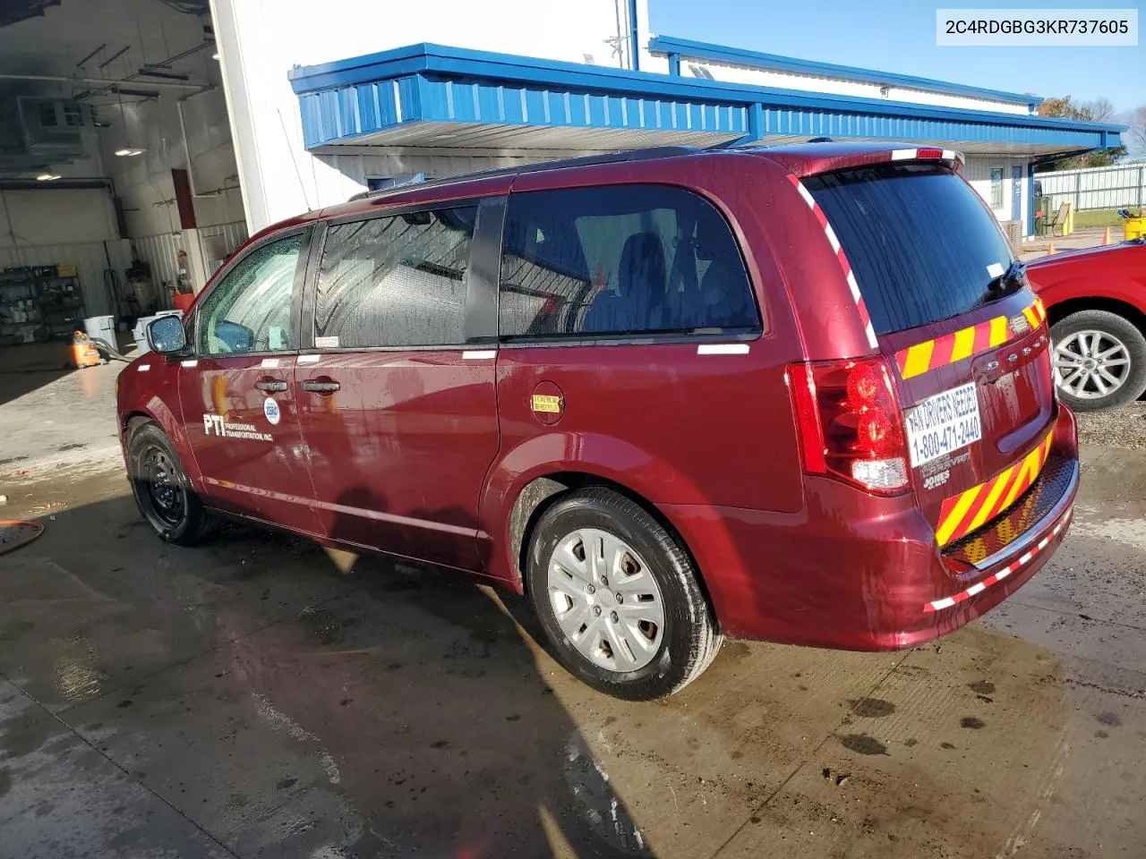 2C4RDGBG3KR737605 2019 Dodge Grand Caravan Se