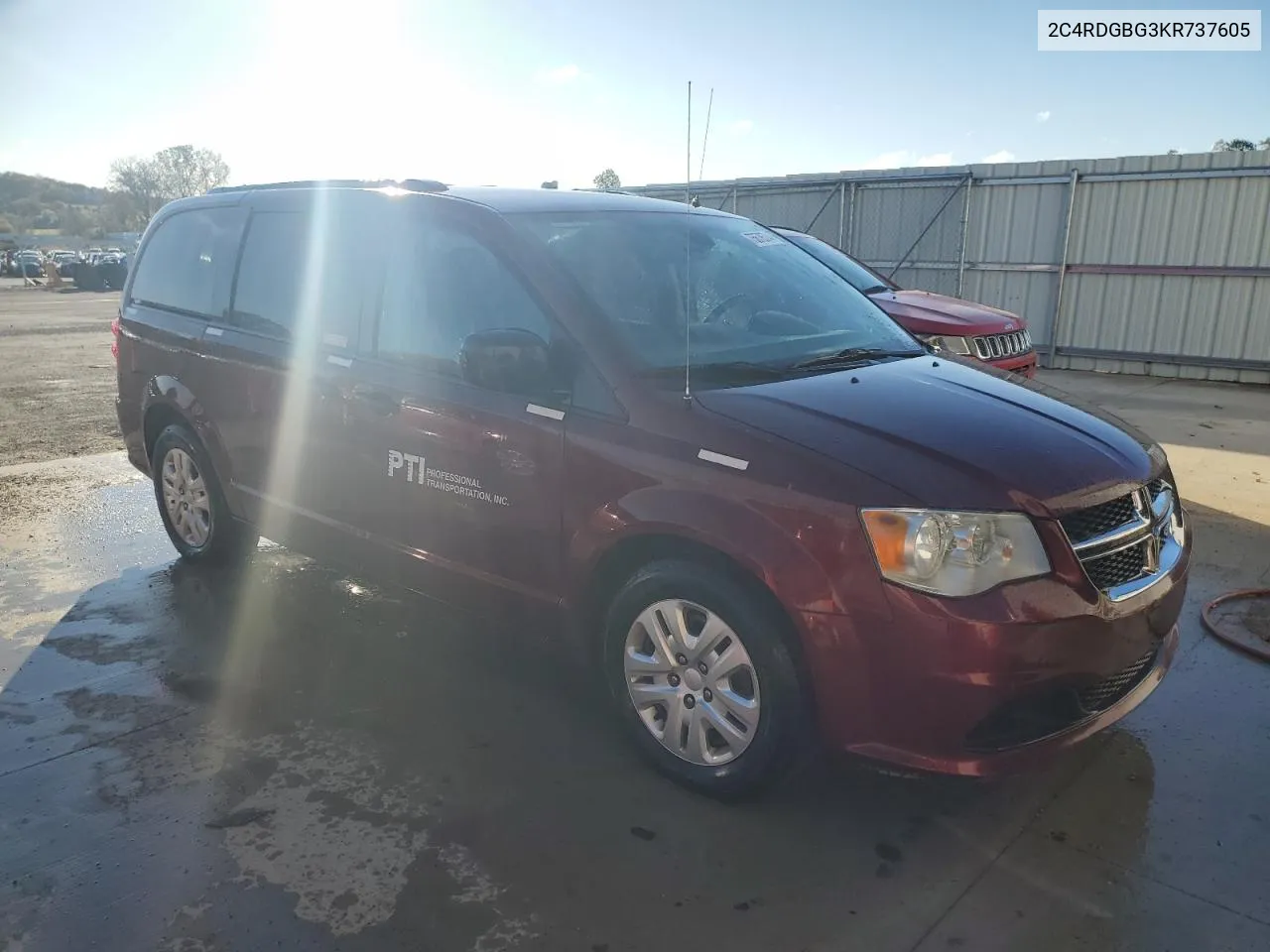 2C4RDGBG3KR737605 2019 Dodge Grand Caravan Se