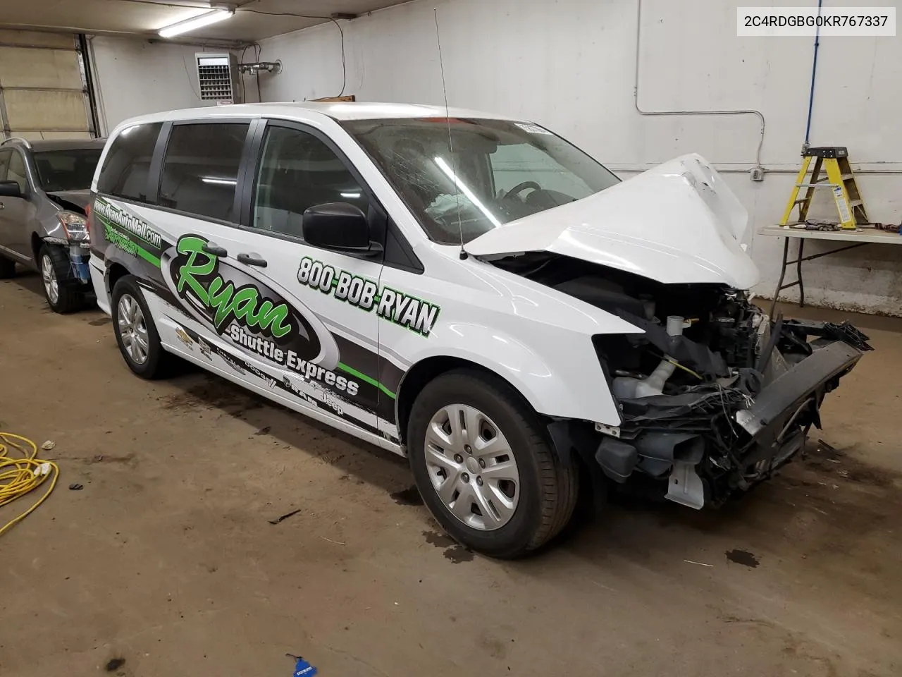 2019 Dodge Grand Caravan Se VIN: 2C4RDGBG0KR767337 Lot: 75837064