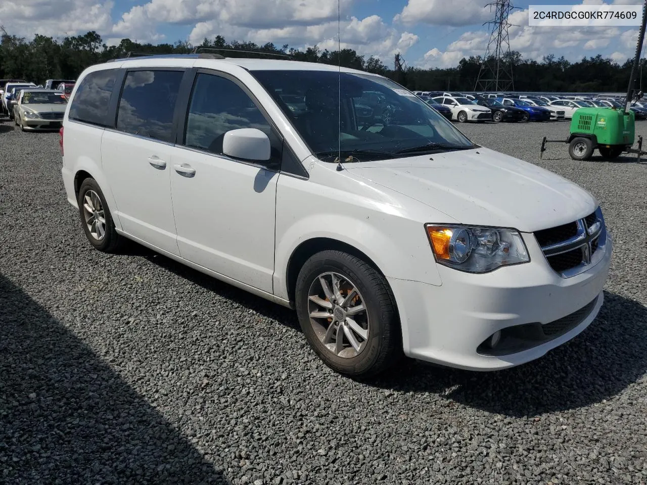 2019 Dodge Grand Caravan Sxt VIN: 2C4RDGCG0KR774609 Lot: 76144104