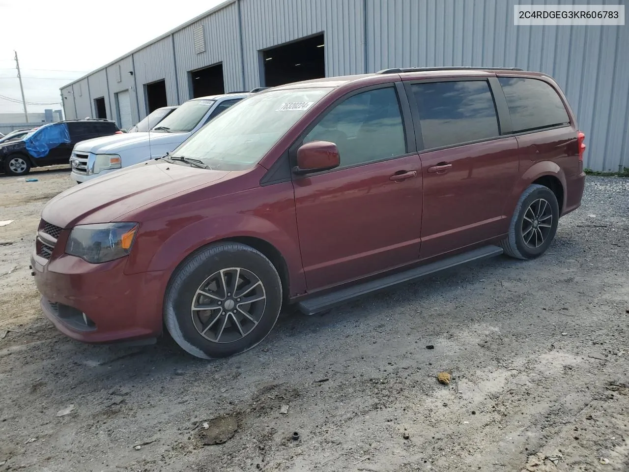 2019 Dodge Grand Caravan Gt VIN: 2C4RDGEG3KR606783 Lot: 76320224