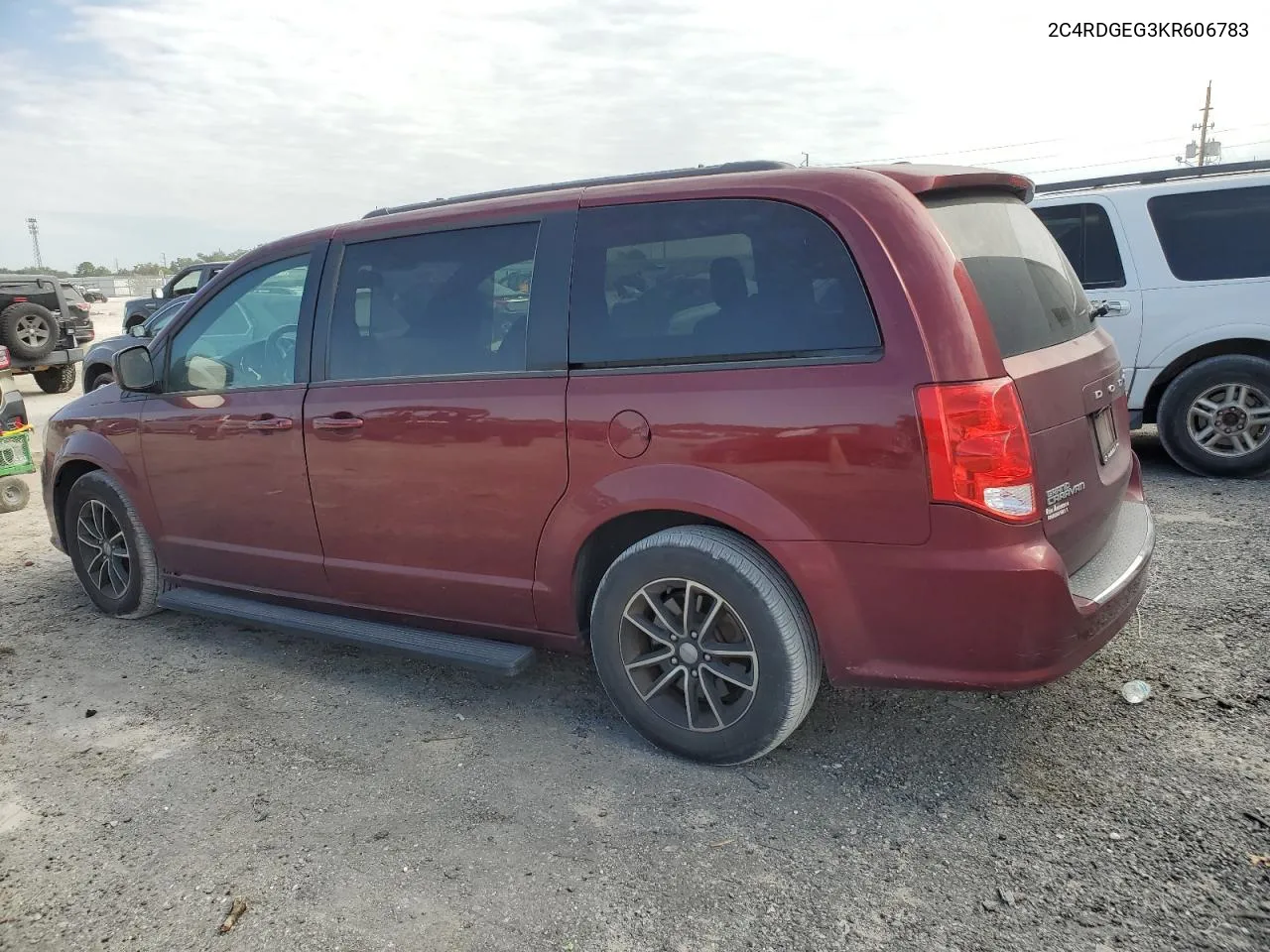 2019 Dodge Grand Caravan Gt VIN: 2C4RDGEG3KR606783 Lot: 76320224