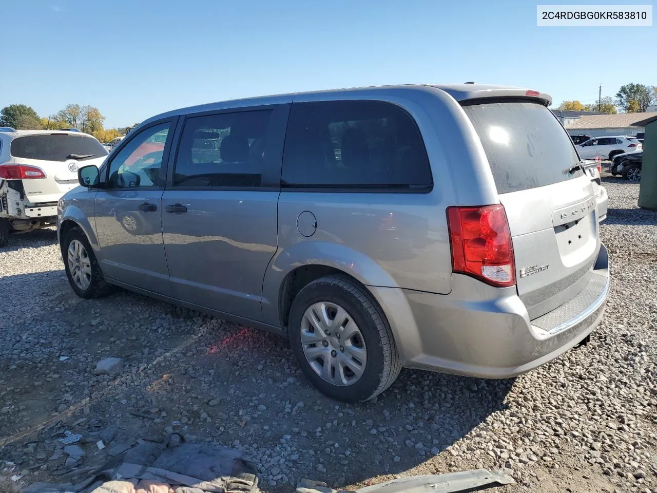 2019 Dodge Grand Caravan Se VIN: 2C4RDGBG0KR583810 Lot: 76345944