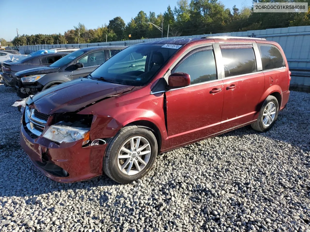 2C4RDGCG1KR584088 2019 Dodge Grand Caravan Sxt