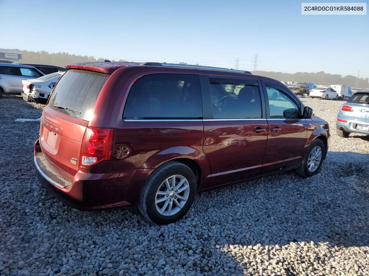 2C4RDGCG1KR584088 2019 Dodge Grand Caravan Sxt