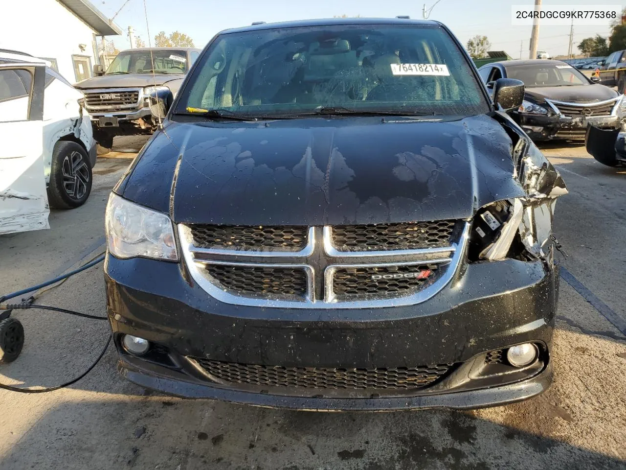 2019 Dodge Grand Caravan Sxt VIN: 2C4RDGCG9KR775368 Lot: 76418214