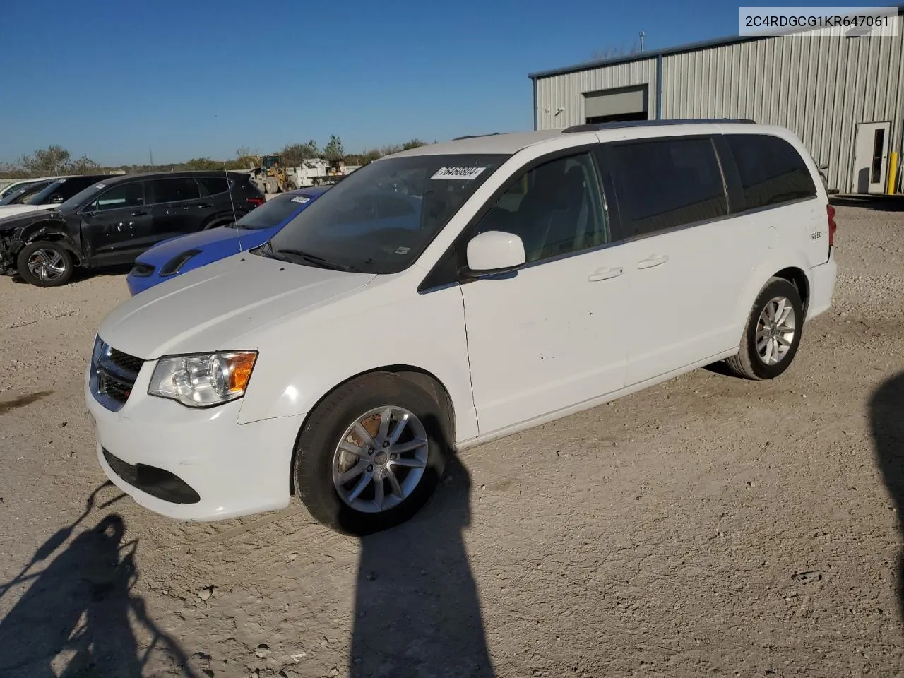 2019 Dodge Grand Caravan Sxt VIN: 2C4RDGCG1KR647061 Lot: 76460804