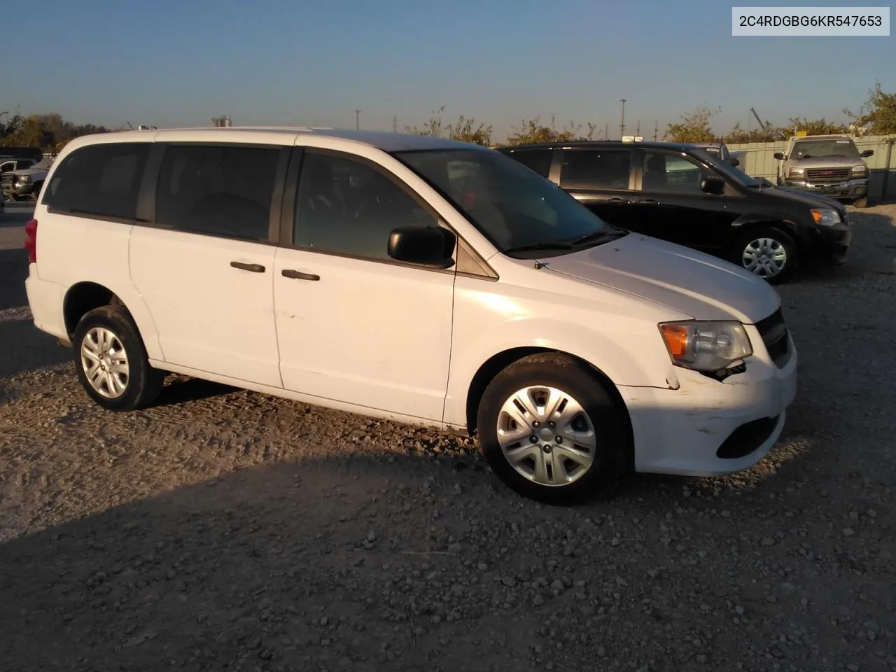 2019 Dodge Grand Caravan Se VIN: 2C4RDGBG6KR547653 Lot: 76463864