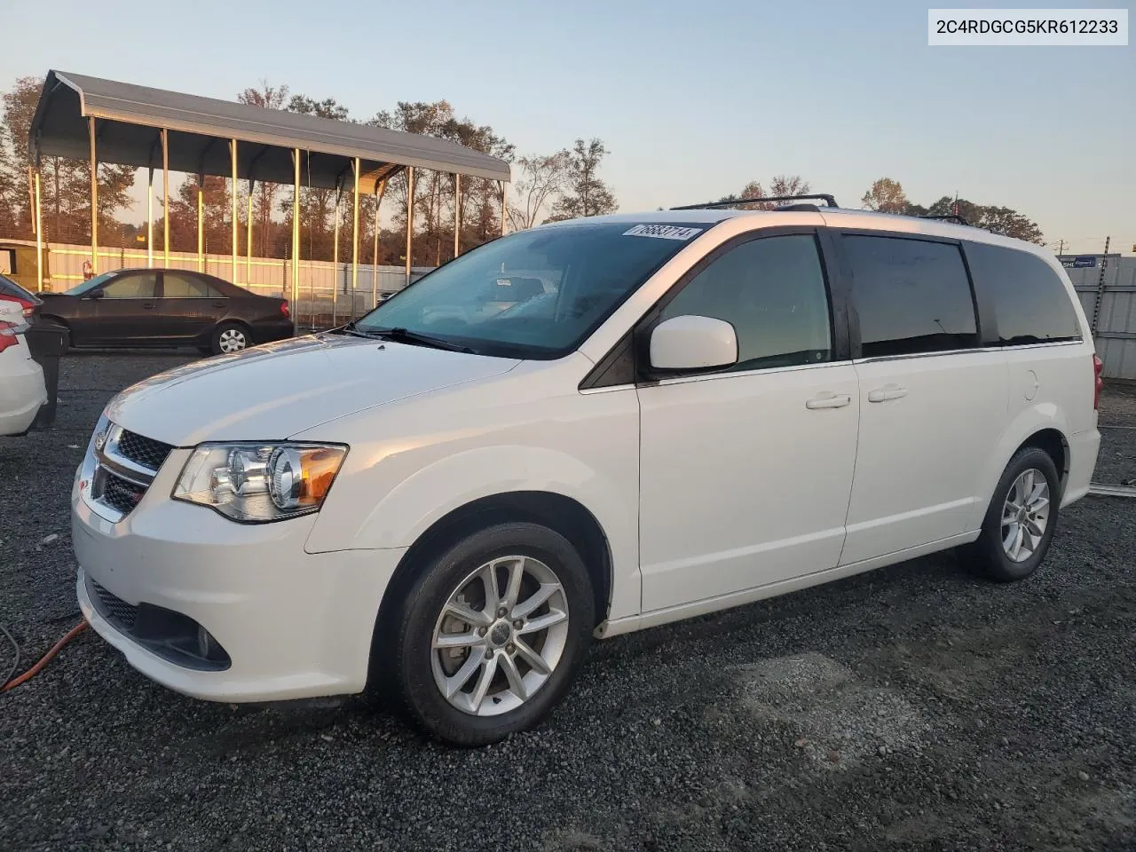 2019 Dodge Grand Caravan Sxt VIN: 2C4RDGCG5KR612233 Lot: 76683714