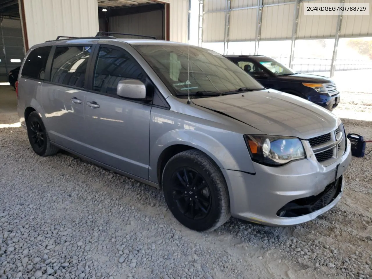 2019 Dodge Grand Caravan Gt VIN: 2C4RDGEG7KR788729 Lot: 76801664