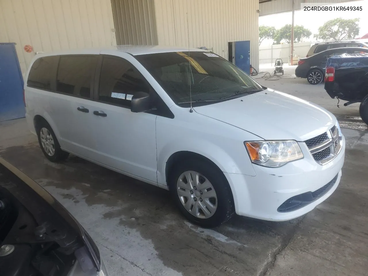 2019 Dodge Grand Caravan Se VIN: 2C4RDGBG1KR649345 Lot: 76813094