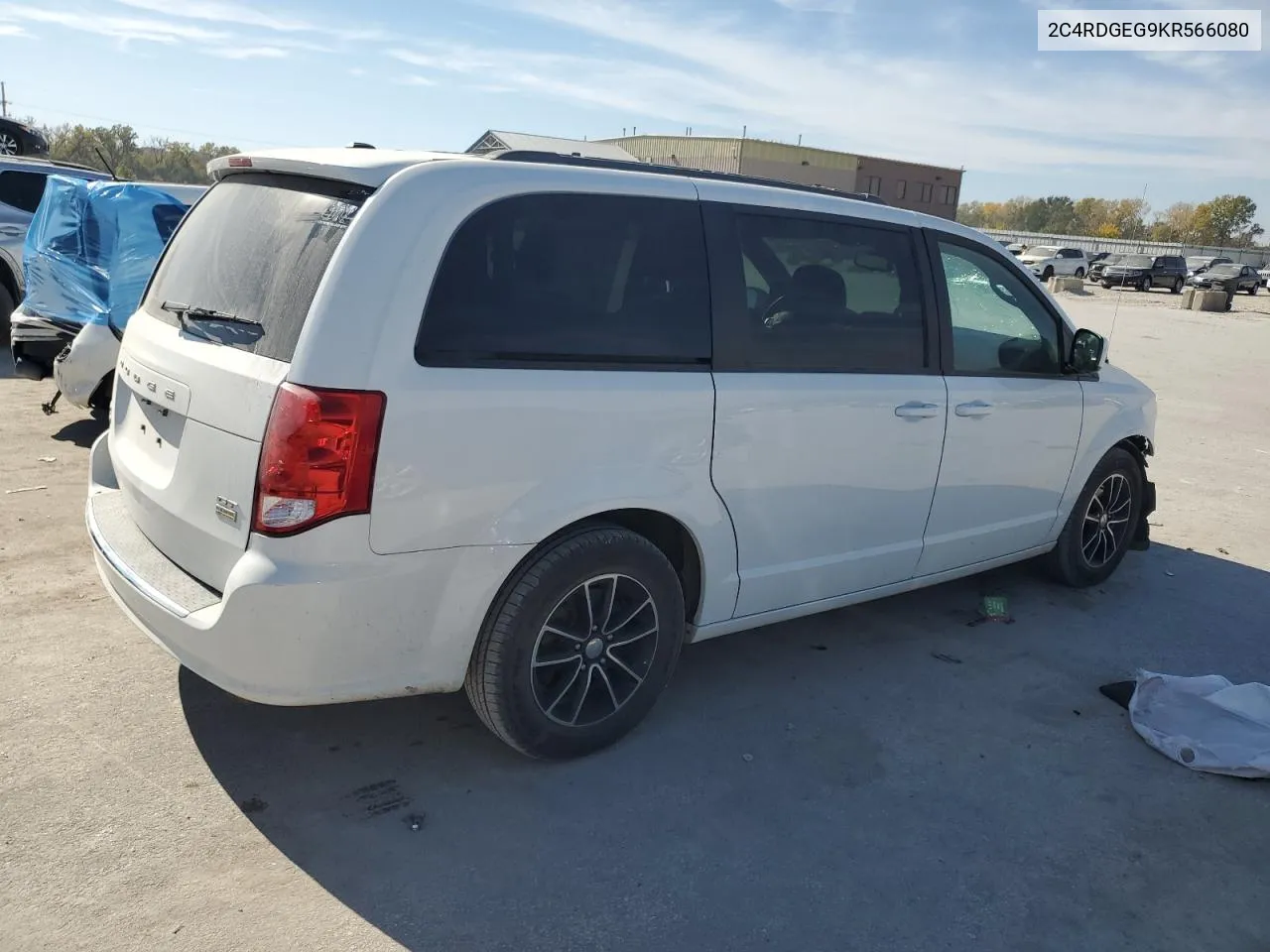 2019 Dodge Grand Caravan Gt VIN: 2C4RDGEG9KR566080 Lot: 76927784