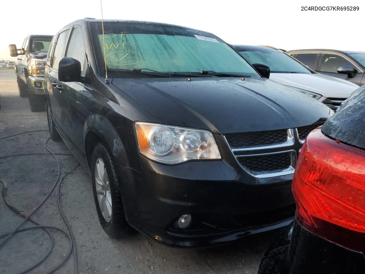 2019 Dodge Grand Caravan Sxt VIN: 2C4RDGCG7KR695289 Lot: 77045974