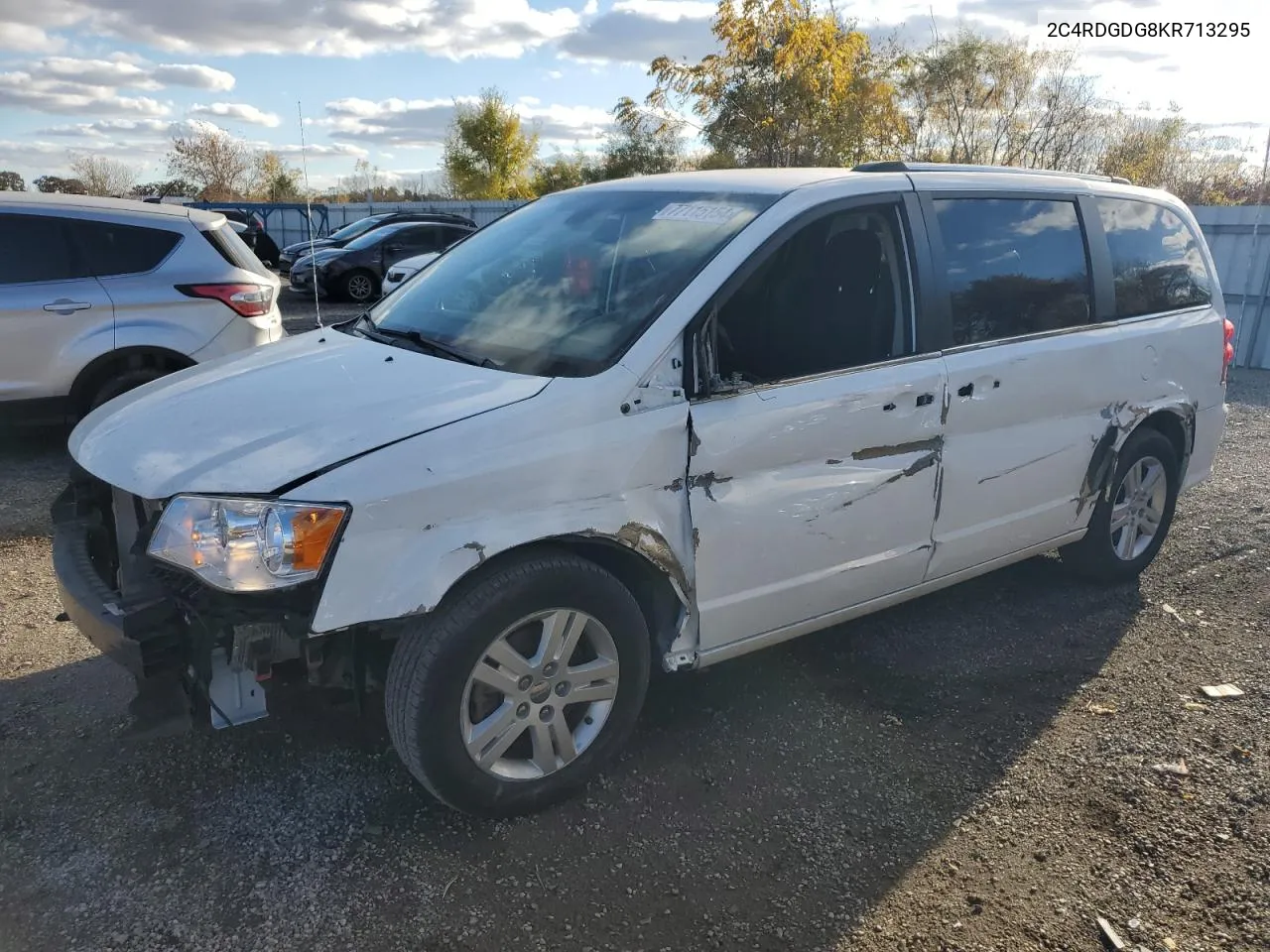 2019 Dodge Grand Caravan Crew VIN: 2C4RDGDG8KR713295 Lot: 77115154