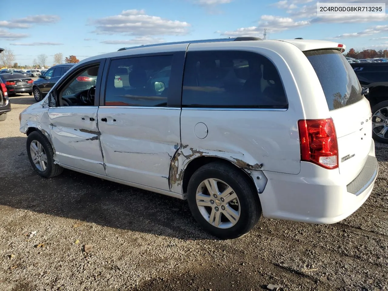 2019 Dodge Grand Caravan Crew VIN: 2C4RDGDG8KR713295 Lot: 77115154