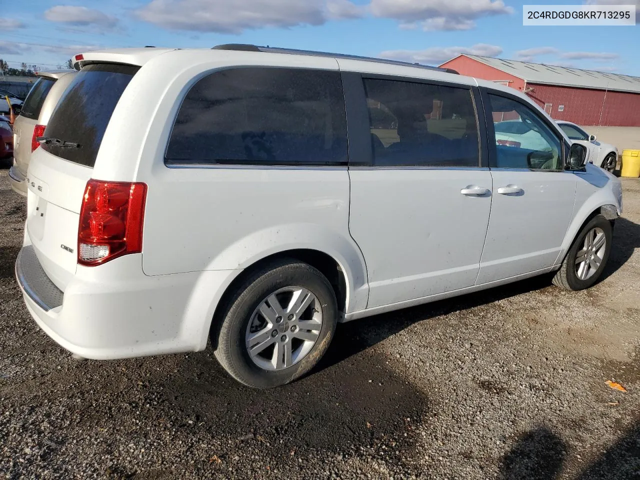 2019 Dodge Grand Caravan Crew VIN: 2C4RDGDG8KR713295 Lot: 77115154