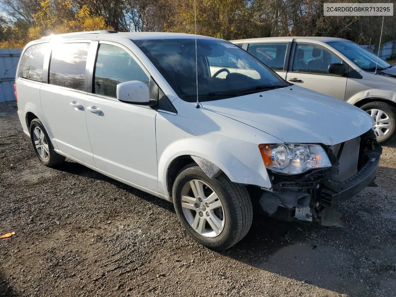 2019 Dodge Grand Caravan Crew VIN: 2C4RDGDG8KR713295 Lot: 77115154