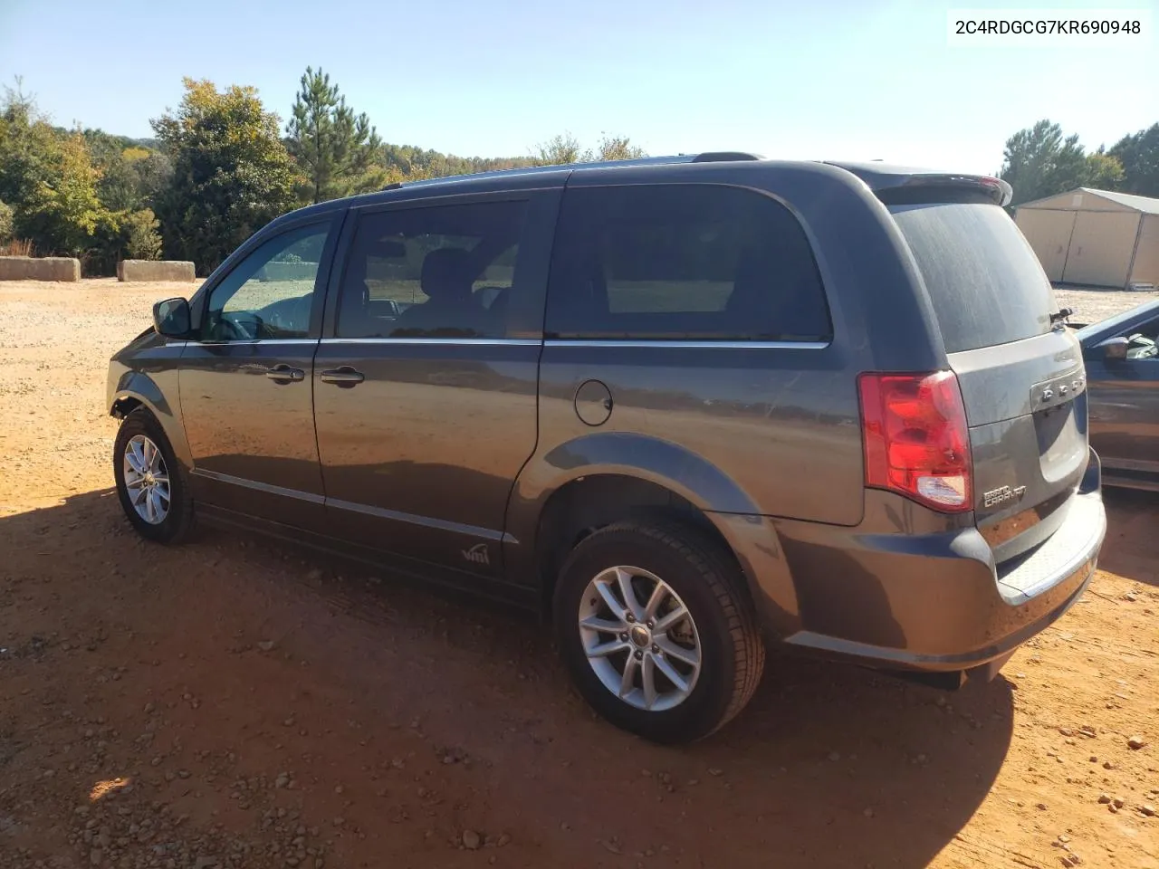 2019 Dodge Grand Caravan Sxt VIN: 2C4RDGCG7KR690948 Lot: 77139934