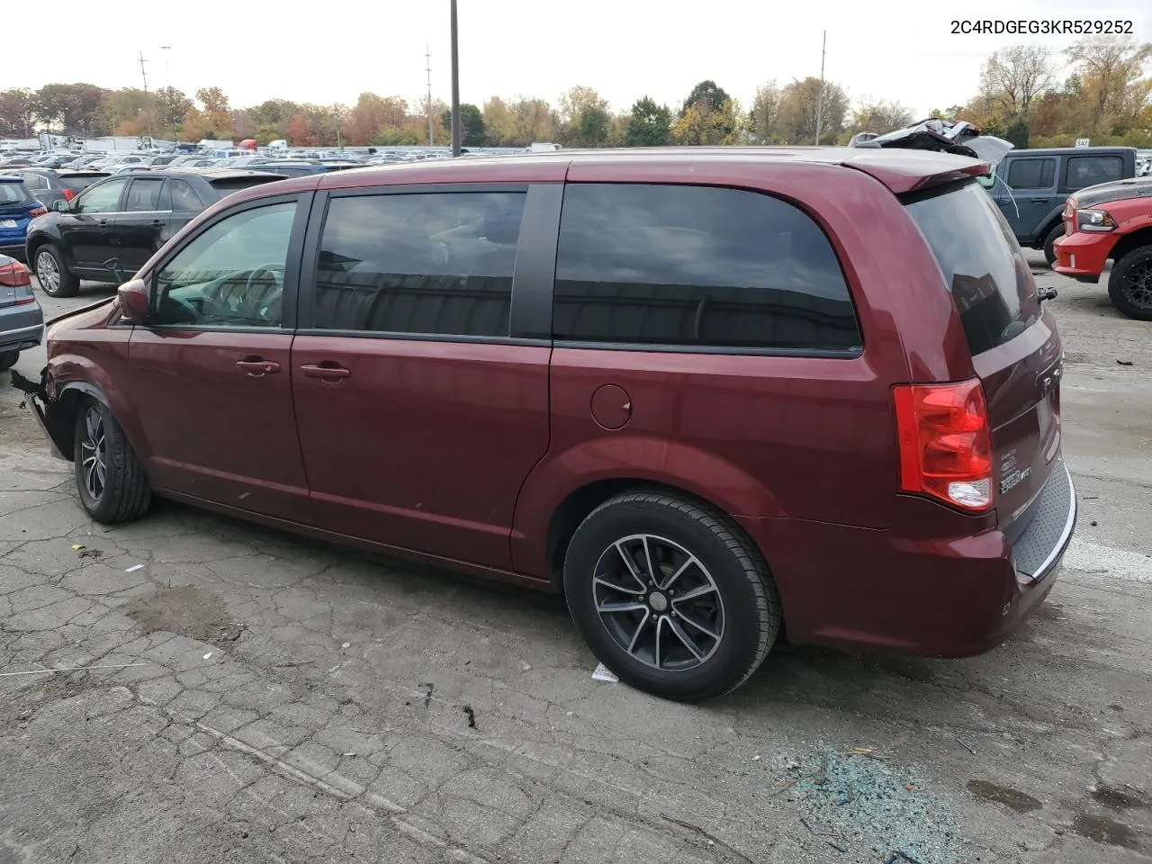 2C4RDGEG3KR529252 2019 Dodge Grand Caravan Gt