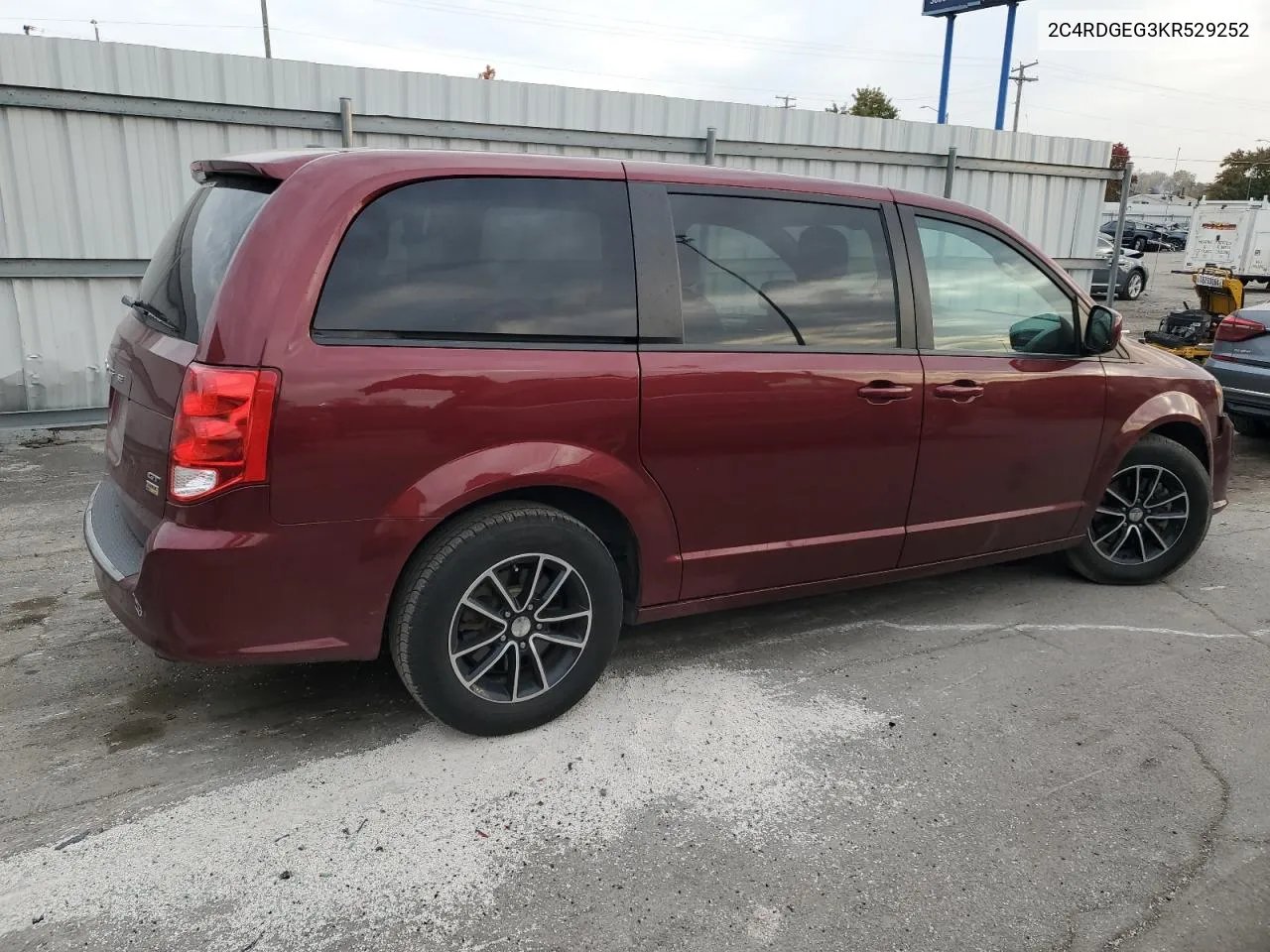 2C4RDGEG3KR529252 2019 Dodge Grand Caravan Gt