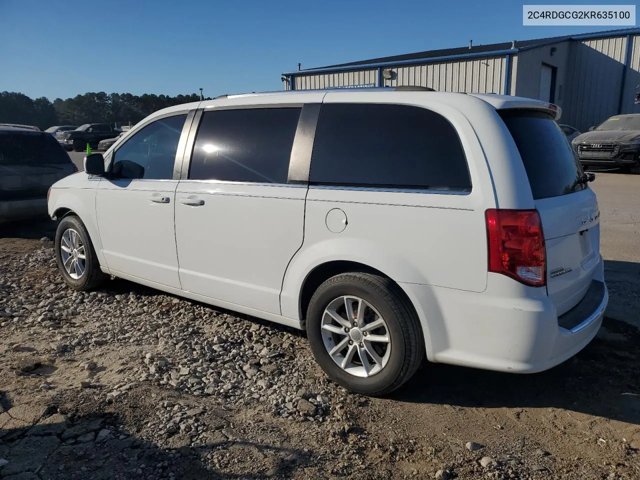 2019 Dodge Grand Caravan Sxt VIN: 2C4RDGCG2KR635100 Lot: 77274884